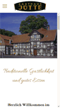 Mobile Screenshot of gasthaus-juette.de